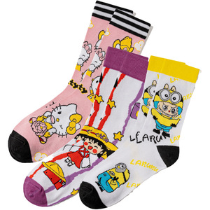 WZ04 <span class=keywords><strong>Calcetines</strong></span> de algodón para mujer European American Four Animation Kitty Cat para <span class=keywords><strong>Minions</strong></span> Cherry Maruko - Product Image 4