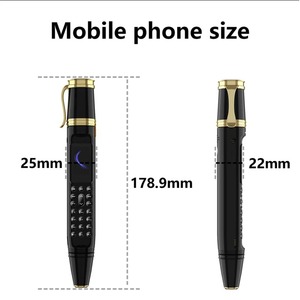 Stylo-téléphone portable BM111 <span class=keywords><strong>3</strong></span>-en-1 avec ventilateur, double SIM, Bluetooth, enregistreur vocal, fonction de voix magique, style stylo, original - Product Image 3