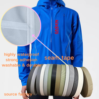 Kostenlose Probe 3-Schicht-Nahtdichtungsband Wasserdichtes PU-Material Elastisches Klebeband Bestseller für Outdoor-Jacken/Hosen/Skianzüge