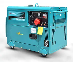 Groupe électrogène diesel à faible bruit YC10000T vente chaude marque Yuchai pour moteur diesel YC1100FE à 10kva