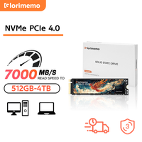 SSD M.2 NVMe Gen4.0 1TB 2TB 4TB 3D NAND jusqu'à 7400 Mo/s en lecture/6800 Mo/s en écriture pour ordinateurs portables, jeux, PS5, PC