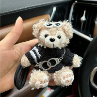Pendentif en peluche Painter Duffy, phénomène viral Douyin, figurine pour machine à griffes, décoration de ceinture de sécurité de voiture, accessoire de sac, 11 cm, coton PP, 14+