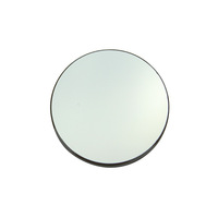 Lentille convexe en verre optique à surface frontale argentée personnalisée, réfléchissante pour les accessoires d'équipement laser 340-360 nm