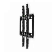 Support mural universel pour téléviseur B42, fixation fixe, noir, acier laminé à froid, support pour moniteur 26-55 pouces, VESA 400x400mm, capacité 50kg