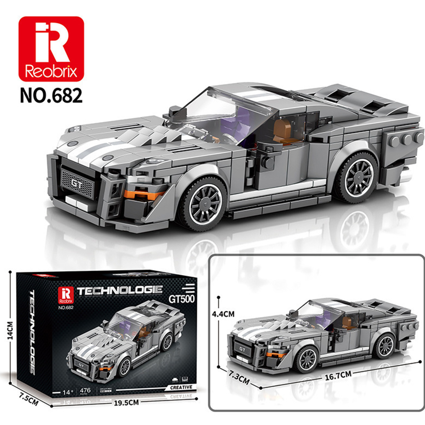 682 Ford GT500 [476 pieces]