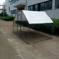 Poulailler multifonctionnel en acier galvanisé 10x6FT avec poulailler pour élevage de poulets, neuf