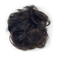 Meilleure vente en gros, prix d'usine, chouchous et pinces à cheveux pour chignon, chouchous élégants pour cheveux humains, chignon noir naturel