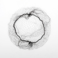 Filet à cheveux invisible de 30 cm en nylon élastique, respirant, en maille, pour femmes, danseuses, infirmières, personnel d'hôtel, accessoire de coiffure