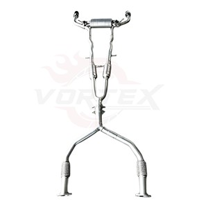 Sistema de Escape Valvetronic de Acero Inoxidable Vortex para Infiniti Q50 Q60 Q70 2.5 3.5 3.7, Silenciador Catback con Puntas de Carbono - Product Image 6