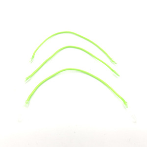 Cordón de plástico de doble extremo con cremallera de colores RYTX para bolsas y ropa, diseño de 3 orificios - Product Image 4