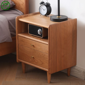 Mesa <span class=keywords><strong>de</strong></span> <span class=keywords><strong>Noche</strong></span> <span class=keywords><strong>de</strong></span> Estilo Mid-Century, Mesa Auxiliar <span class=keywords><strong>de</strong></span> Madera <span class=keywords><strong>de</strong></span> <span class=keywords><strong>Cerezo</strong></span>, Mesa <span class=keywords><strong>de</strong></span> <span class=keywords><strong>Noche</strong></span> Hecha a Mano, Mesa Auxiliar Moderna para Dormitorio - Product Image 4