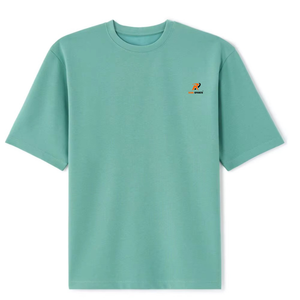 เสื้อยืดผู้ชายไซส์ใหญ่พิเศษ ผ้าเจอร์ซีย์คอตตอน 100% ระบายอากาศได้ดี แขนเสื้อแบบปกติ สไตล์ลำลอง พิมพ์ลายโลโก้ด้านหน้า ดีไซน์รักษ์โลก - Product Image 6