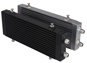 وصل حديثًا مبرد زيت عالمي الحجم ثنائي القناة بزعانف صفائحية ومبرد بمنفذ دخول وخروج أحادي الجانب للمبادلات الحرارية للسيارات - Product Image 6