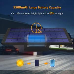 Lámpara Solar LED de 550 Lúmenes, 48 LED, IP65, Impermeable, para Jardín, Pared Exterior, con Batería Recargable y Panel Solar, RoHS - Product Image 4