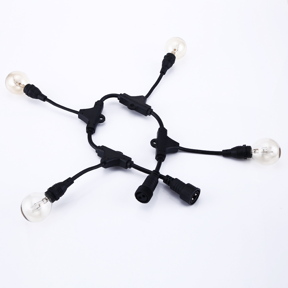 TOP NBTOP IP65 Waterproof AC Powered LED Christmas String Lights - Customizable Length for Outdoor D