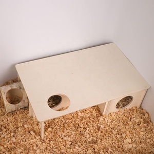 Nuovi <span class=keywords><strong>prodotti</strong></span> animali domestici al coperto case divertenti natura criceti in legno casa - Product Image 4