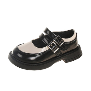 Zapatos de Vestir para Niñas Pequeñas, Zapatos de Moda para Bebés y Niños Pequeños, Zapatos Mary Jane Negros con Suela Suave de PU - Product Image 6