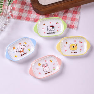 Ornamen Piring Makanan Resin Kartun Kitty Baru 2026, Kerajinan DIY, Gantungan Kunci, Hadiah Kecil, Dekorasi Rumah Boneka, Aksesoris Casing Ponsel, Dekorasi Casing iPad - Product Image 4