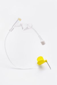 Aguja Huber desechable de acero inoxidable (sin perforación) para sistema de administración de fármacos implantable para ventosas corporales - Product Image 4