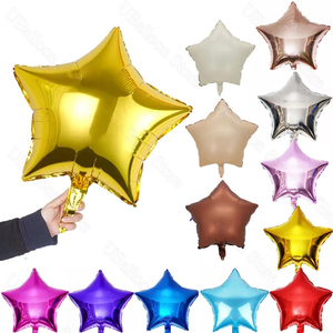 All'ingrosso palloncini Mylar a forma di stella 5 <span class=keywords><strong>10</strong></span> 18 pollici lamina di alluminio lucida usa e getta per matrimoni Baby shower Halloween - Product Image 1