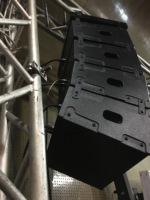 Système de sonorisation de scène DJ Boutum, équipement audio passif, 2 voies, double enceinte Line Array de 8 pouces