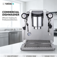 Machine à expresso professionnelle à groupe unique en acier inoxydable, chaudière 6L, 2200W, équipement de barista professionnel