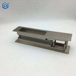 Quincaillerie pour porte de poche en bois Serrure de porte coulissante en alliage de zinc avec indicateur - Product Image 5