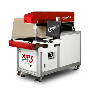 GBOS-máquina de grabado 3D Galvo para corte superior de zapatos, grabado láser CO2 con cuero y PVC de 320W