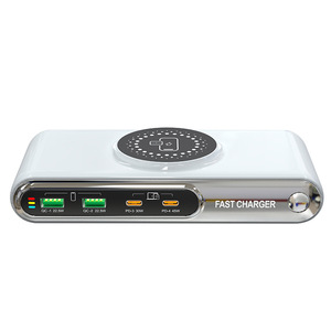เครื่องชาร์จอเนกประสงค์ 72W GaN สถานีชาร์จเร็วแบบไร้สาย USB สีขาว - Product Image 1