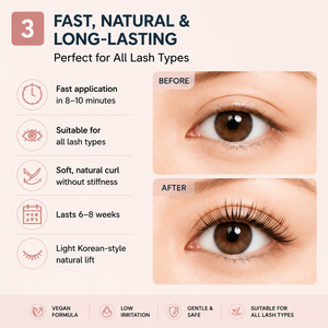 Système <span class=keywords><strong>de</strong></span> <span class=keywords><strong>rehaussement</strong></span> <span class=keywords><strong>de</strong></span> <span class=keywords><strong>cils</strong></span> sans colle à la technique coréenne, kit professionnel <span class=keywords><strong>de</strong></span> permanente pour <span class=keywords><strong>cils</strong></span>, formule à la cystéamine, emballage personnalisé OEM ODM pour usage en salon - Product Image 4