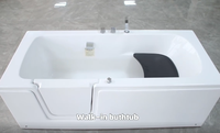 Pour les personnes âgées et handicapées avec porte, baignoire à accès par porte, vente chaude en usine, nouvelle conception, baignoire à hydromassage pour une personne