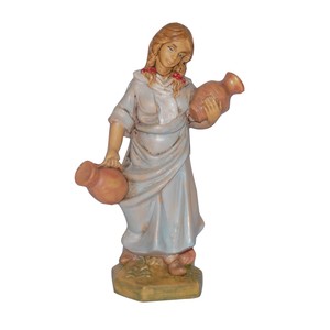 Jarras MOD LUX de plástico efecto madera para mujer, con dos piezas, 10 cm de altura - Product Image 1