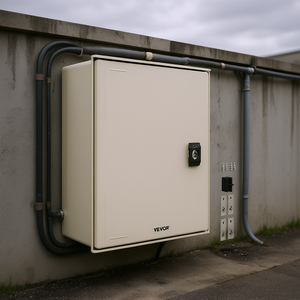 <b>Electrical</b> Junction <b>Box</b> 12x10x6 Inch Fiberglass <b>Waterproof</b> Enclosure for Outdoor Use D0100HAD4RG Fiberglass NEMA 4X Enclosure IP - Product Image 4