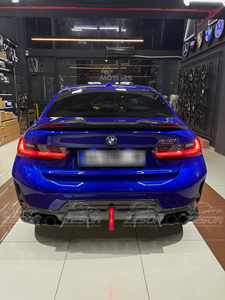 Difusor Trasero de 3 Piezas Estilo VT de Fibra de Carbono Real G20 LCI con Divisores Laterales para <span class=keywords><strong>BMW</strong></span> Serie 3 G20 G28 M Sport <span class=keywords><strong>2023</strong></span>-2026 - Product Image 5