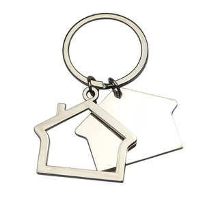 Personalised <strong>New</strong> <strong>Home</strong> <strong>Keyring</strong> Personalized OEM/ODM Laser Logo Metal Blank Hotel Room Keychain Custom House Key Chain - Product Image 4