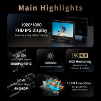 Moniteur de studio FEELWORLD SEETEC P173 PRO, livraison rapide, 17,3 pouces, 1000 nit IPS, 3G-SDI, HDMI 2.0, moniteur de diffusion pour réalisateur, logo personnalisé