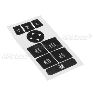 1 Kit de réparation de boutons de commande de lève-vitre pour Mercedes-Benz 2007-2014, autocollants décoratifs pour réparer les boutons défectueux - Product Image 2
