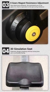 Máquina <span class=keywords><strong>de</strong></span> <span class=keywords><strong>Remo</strong></span> Plegable con Resistencia Magnética, Pantalla LED, Diseño Ecológico y Duradero, Peso Máximo del Usuario 150 kg, <span class=keywords><strong>para</strong></span> Gimnasio en Casa - Product Image 3