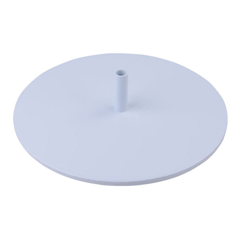 White Full Metal Round Base