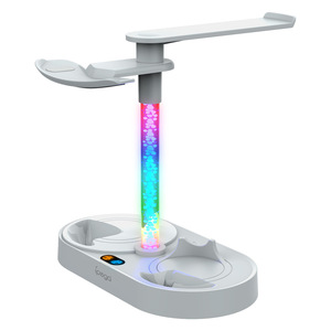 Soporte <span class=keywords><strong>de</strong></span> <span class=keywords><strong>carga</strong></span> del controlador <span class=keywords><strong>PS5</strong></span> VR2 <span class=keywords><strong>Base</strong></span> vertical con almacenamiento <span class=keywords><strong>de</strong></span> auriculares PSVR Estación <span class=keywords><strong>de</strong></span> <span class=keywords><strong>carga</strong></span> <span class=keywords><strong>de</strong></span> luz LED RGB - Product Image 3