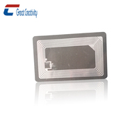 Étiquette NFC adhésive imperméable NTAG215 13,56 MHz programmable, anti-métal, RFID sans contact, autocollant NFC en PET de 25 mm