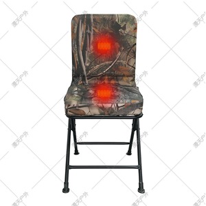 Folding Chair Camouflage 600D Polyester Heated <b>Portable</b> Fishing <b>Stool</b> - Product Image 1