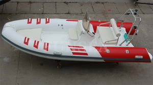 Liquidation de promotion 16 pieds 5 mètres fibre de verre ou aluminium vitesse de coque gonflable tube d'air PVC bateau - Product Image 2