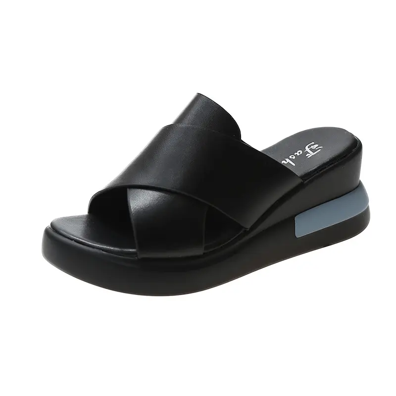 Hot Selling Platform Slides Sandals Women New Design Luxury Fashion Women Wedge Slippers