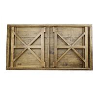 Table de ferme rustique en bois Table à manger pliante pour mariage
