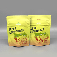 Sachets Mylar personnalisés à fermeture éclair, anti-odeur, à l'épreuve des enfants, en plastique, de 3,5 g, 7 g, 14 g, 1 oz, pour emballage alimentaire, petits emballages, bonbons comestibles