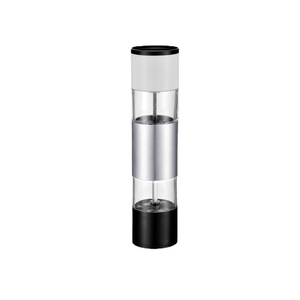 Moulin à poivre manuel créatif en forme de cylindre avec couvercle en plastique transparent pour une utilisation en cuisine - Product Image 2