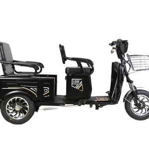 Cheap Opened 1000 W Passengers Electric Tricycle 3 <b>Wheels</b> Electric Scooter with <b>Small</b> Carriage - Product Image 3