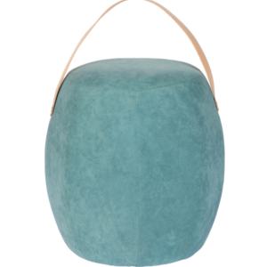 Pouf marocain rond moderne en tissu de velours pouf banc de siège en plastique pour maquillage coiffeuse pour la maison salon chambre à coucher - Product Image 1