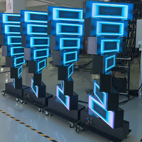 Jode 360 °   Pantalla LED de Capas Giratorias, Pantalla de Matriz de Video LED, Módulo Mecánico, Cartel Publicitario, Letrero para Tienda Minorista, GOB